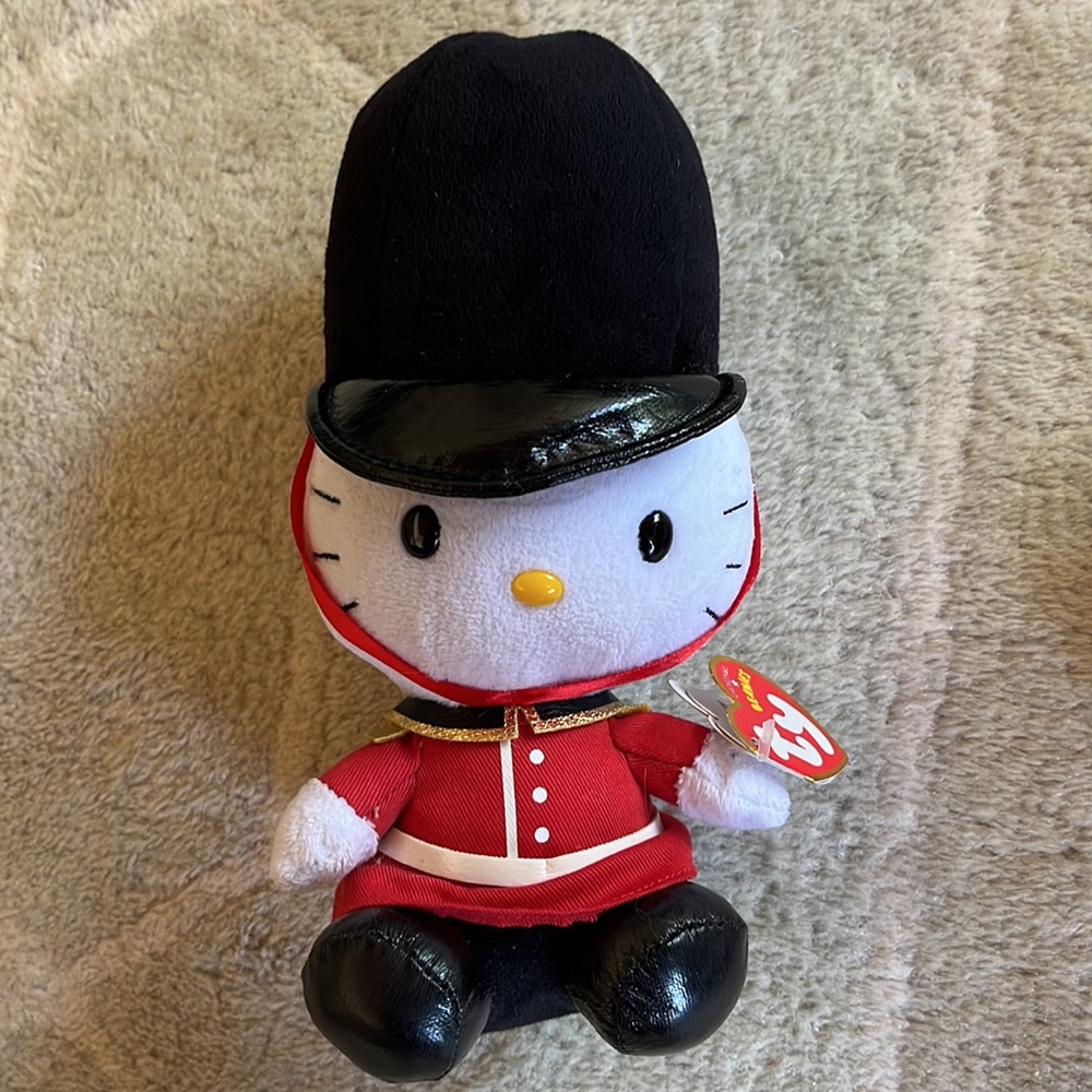 TY Hello Kitty Guard Beanie Babies
